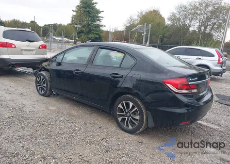 2013 Honda Civic Ex z USA, uszkodzony, nr VIN 2HGFB2F83DH540779